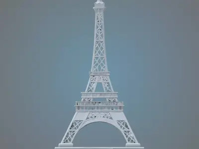 Paris Eiffel Tower Miniature PM-81 3D print model