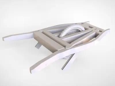 retro cart 3D model