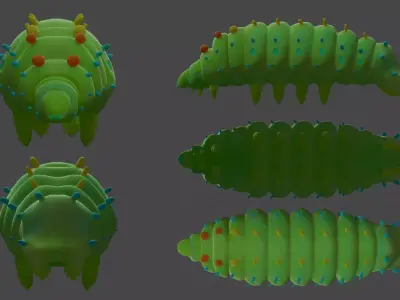 Caterpillar model Free 3D model