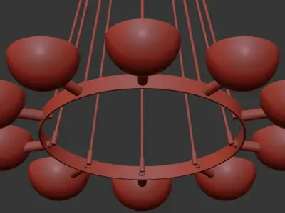 Denver Ceiling Lamp 3D model