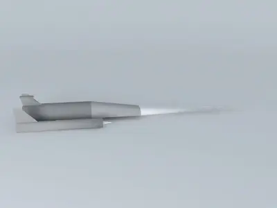 SciFi Spaceship Free 3D model
