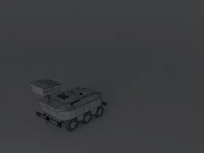 ARGO DEFENCE INDUSTRIES ADI  JLTV Scorpion MK 1 3D model