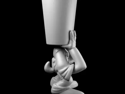 Pencil holder Vase holder objects holder Free 3D print model