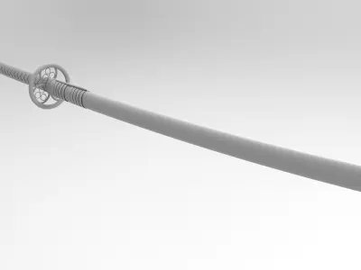 Sword  Samurai Katana  Low-poly 3D model