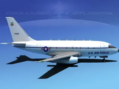 Boeing NT-43 Radar Test Bed Aircraft 3D model