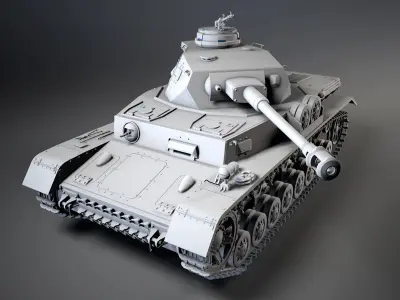  Panzerkampfwagen IV 3D model