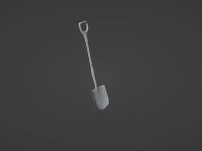 Metal Shovel 3D model