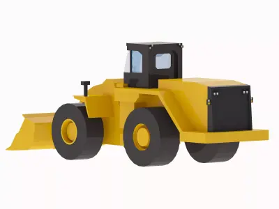 Loader Mining 939L Simplified Low-poly 3D model