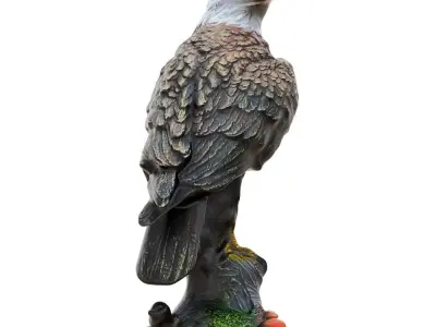 Garden Eagle Figurine 3D model