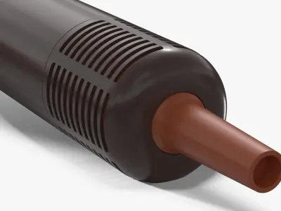 Compact Ionic Hair Dryer for Styling 3D model