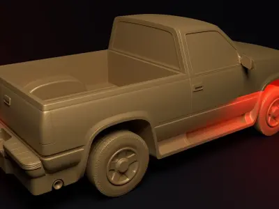 CHEVROLET CK 1500 SHORT BOX 3D print model