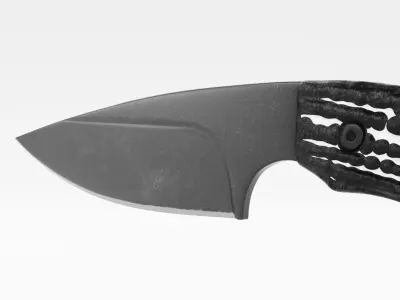 Tactical Combat Knife - Military - Karambit Style 01 White Low-poly 3D model