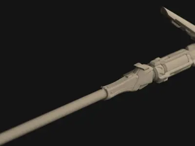 Caduceus Staff 3D model