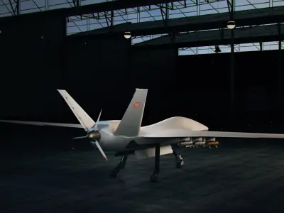 UAV drone 3D model get