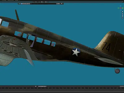 Northrop delta Free 3D model