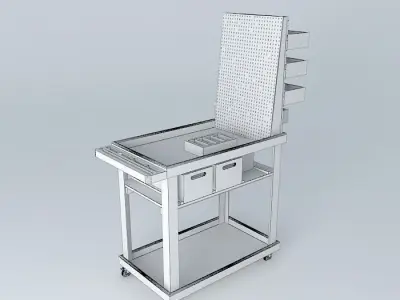 Woodshop Cart Free 3D model