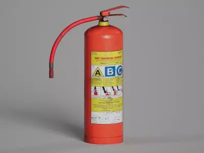 Old Fire Extinguisher Low-poly 3D model Low-poly 3D model