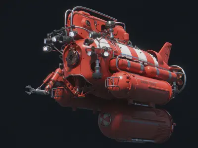 OMAR 7000 aka Lobster 3D model