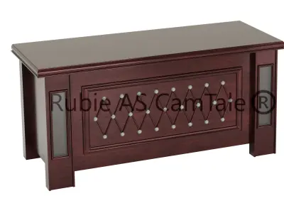 The Regal Rosewood Dresser 3D model