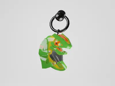 Apex Legends Chameleon Weapon Charm Low-poly 3D model