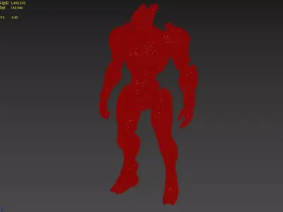Steel mecha  mecha warrior 3D model