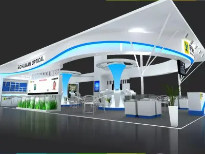 Exhibition - Area - 9X18-3DMAX2012-07 3D model