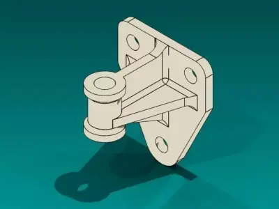 Wall bracket Free 3D model by gundhi-asmoro