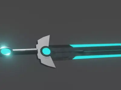 Futuristic Sword 3D model