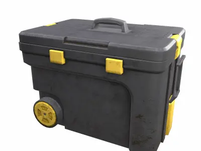 Toolbox Low Poly Low-poly 3D model