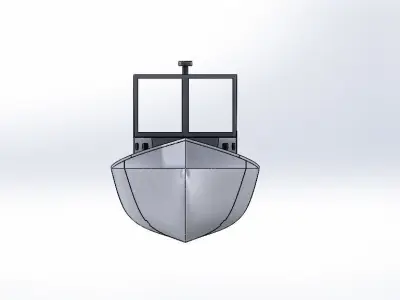 Lobster Boat  3D print model