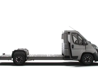 Opel Movano 3540 L4 PlatformCab HQInterior 2023 3D model
