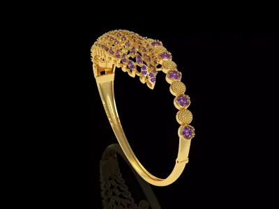 Art Deco Bracelet 37 3D print model