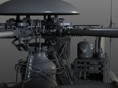 Pick up Helicopter  3D model