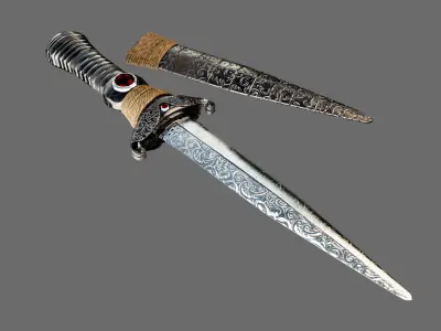 Dagger Sword  3D model