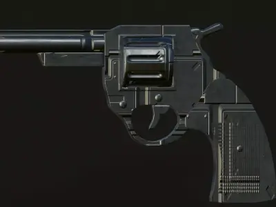 REVOLVAR LOW POLY MODEL Low-poly 3D model