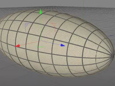 balloon egg with arrows Free 3D model
