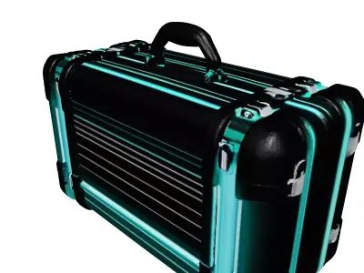 SciFi Futuristic Luminous Briefcase 3D model