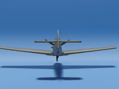 BF109 luftwaffe spitfire 3D model