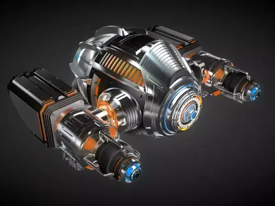 Sci Fi Drone 3D model order