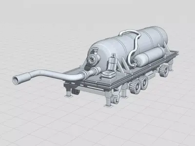 Airborne Firefighting Module Design  3D model