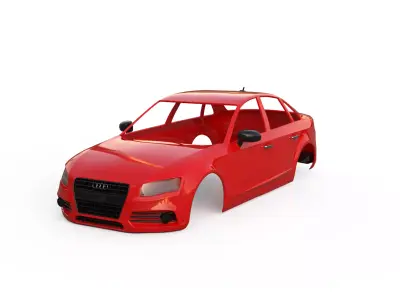 audi a4 saloon 2011  3D print model