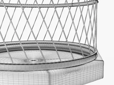 AntiqueBirdcage2 birdcage 3D model