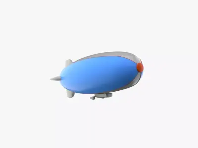 Air Balloon 3D Illustration 3D model