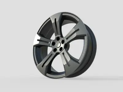 Rim 17 in M2 Free low-poly 3D model