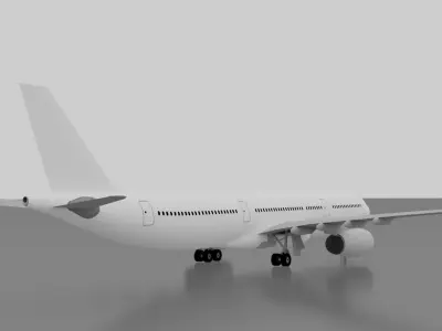 Airbus A330-200 3D model
