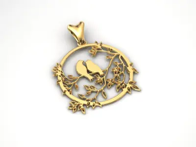 Love Birds Free 3D print model