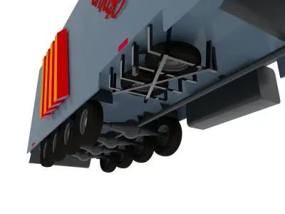 Long Truck 3D model