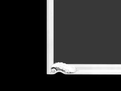 Palazzo Mirror WhiteWood 3D model
