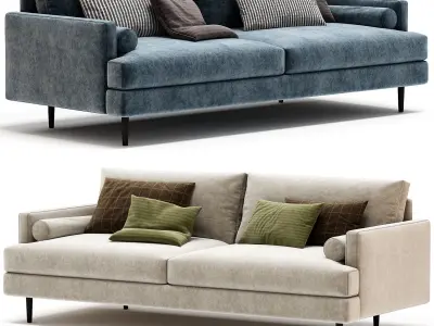 Monahan Grande Sofa 3D model