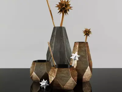 Modern Flower vase 3D model